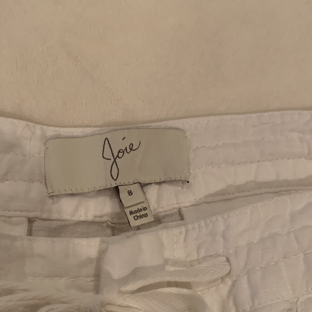 Joie Linen Pant. Zip Front With Drawstring Waist;… - image 6